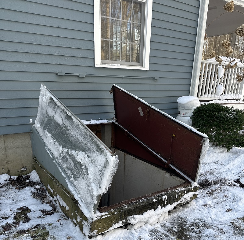 Rusty Bilco door needs to be replaced in Ridgefield,CT